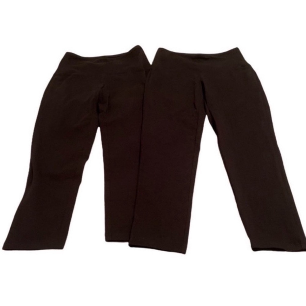 Westport Cropped Leggings Two Pair Bundle Black Size XS